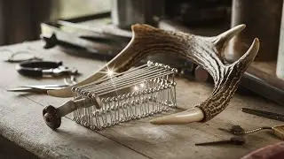 Crafting a Unique Handmade Tool from Safety Pins & Antler Handle!