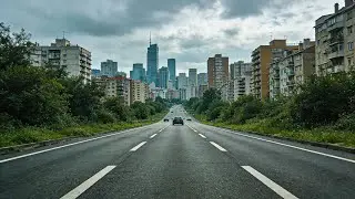 Hidden Side of Chengdu: 4K Drive Through Green Fields and New Towns in Xindu