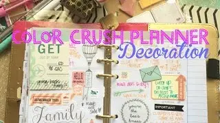 Color Crush Planner- Decoration Video Week 13