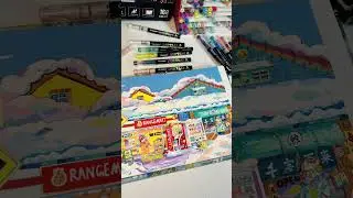 Let's make something today 👉 #overseasart #acrylicmarkers #cozyart #handdrawnart