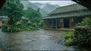30 Minutes of Cozy Rain Sounds in a Countryside Home for Deep Sleep
