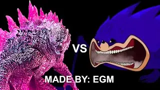 Reacting Godzilla Evolved vs Shin Sonic Epic Battle Stop Motion