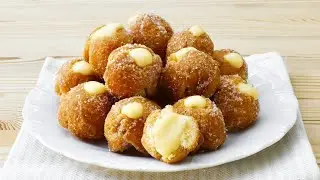 CASTAGNOLE RIPIENE DI CREMA: soffici e golosissime! 😋 🎭