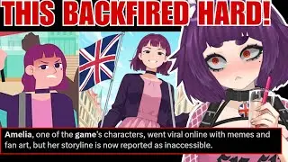 UK Government SHUTS DOWN Propaganda Game After PEOPLE fall in love with Amelia