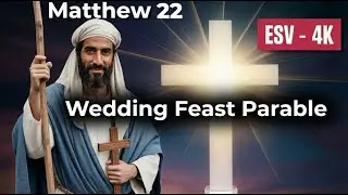 Matthew 22 ESV  Chapter by Chapter | The Parable of the Wedding Feast | Beautiful Mountains 4K