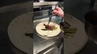 Duck breast with asparagus in wine sauce #platingideas #food #foodies #platingideas #plating #shorts