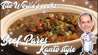 HOW TO COOK BEEF PARES | KANTO STYLE