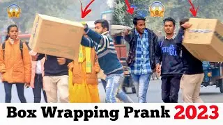 Box Wrapping Prank || Box Prank || 2023 Best Reaction Prank @gmasstv