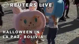 LIVE: Bolivians celebrate Halloween in La Paz