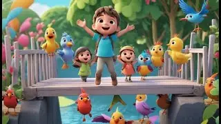 London Bridge Adventure Song | Fun City Rhyme for Toddlers | Toddler Musical Bridge Adventure