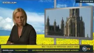 REC talks to minster about AWR