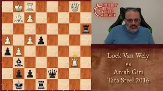 Five Minutes with Ben: Loek Van Wely vs Anish Giri, Tata Steel 2016