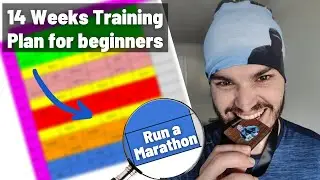 FIRST MARATHON PLAN | 14 Weeks Plan for Beginners | FULLY EXPLAINED week by week in details