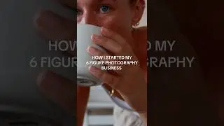 Watch the full video on how I started my 6 figure photography business
