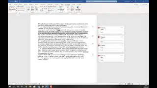 export comments from word to excel