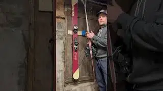 🎿 SNOWTOE&trade; &ndash; The Ultimate Ski Wall Hanger! 🏔️ #skiingfun #skiingessentials #skis