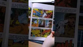 VINTAGE Comic Book Wrapping | Comic Book #ASMR Vol.10 | #shorts