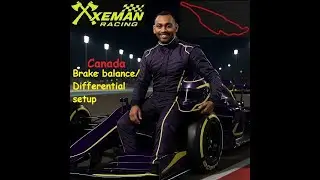 F1 25 Canada Brake balance/Tyre setup #f125gameplay #f1 #F125 #formula1 #f1analysis #simracing