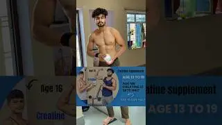 Creatine age limit 18+&hellip;?❌✅ #homeworkout #creatine #viralshort #fitness