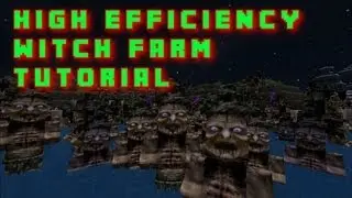 High Efficiency Witch Farm Tutorial 1.7.4