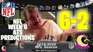 NFL Week 6 ATS Picks for the 2019-2020 Football Season