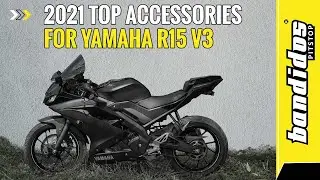 2021 updated accessories for Yamaha R15 V3 by Bandidos PITSTOP