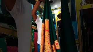 Green Saree Dry clean and Polishing #song #music #love