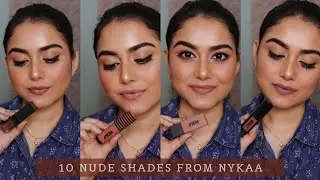 MY TOP 10 NUDE LIPSTICKS FROM @Nykaa | Arpita Ghoshal