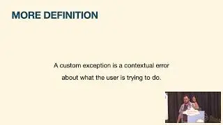 I Take Exception to Your Exceptions: Using Custom Errors to Get Your Point Across