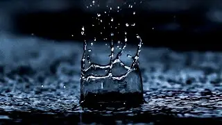 Rain in a Puddle  - Thunder and Rainstorm Sounds for Sleeping - Play this sleep video