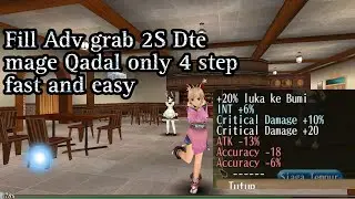 Fill stat Mage Qadal 2023, 4 step Only #トーラムオンライン #toramonline #fillstat