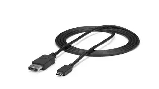 6ft. (1.8m) USB-C DisplayPort Cable - 4K 60Hz - CDP2DPMM6B | StarTech.com