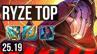 RYZE vs MORDEKAISER (TOP) | Comeback | KR Master | 25.19