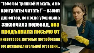 &ldquo;Тебе бы тряпкой махать, а не контракты читать!&rdquo; &ndash; язвил директор, но когда уборщица закончила....
