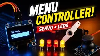 Ultimate Arduino OLED Controller: LED & Servo Menu System Using Joystick!
