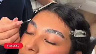 Eyebrow lamination #tutorial #beauty #beautiful #brows #eyebrows #shorts @clbrows