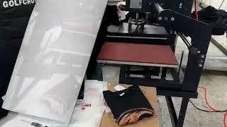 White ink heat transfer printing process