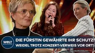 VICKY LEANDROS-KONZERT: Die F&uuml;rstin gew&auml;hrte ihr Schutz! &ndash; Weidel trotz Verweis heimlich vor Ort!