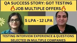 xxLPA to $$LPA 🔥3 Offers! | Future Scope of Software Testing - Automation QA Tester | Roadmap