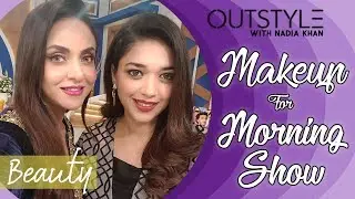 Nadia Khan Makeup Tutorial For Morning Show on Jago Pakistan Jago with Sanam Jung | Outstyle