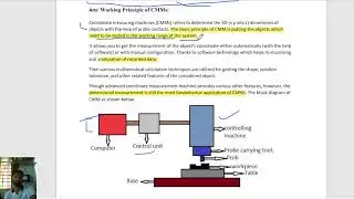 CMM Working and its features
