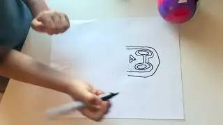 Draw a summer penguin