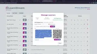 LearnStream in Action: Creating Self-Registration QR Codes and Links