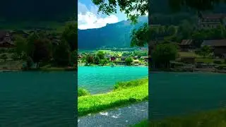 Swiss countryside atmosphere 🗻🏡🌳💚Switzerland 🇨🇭🌳🗻💚 @baqir_jafari______sLungern am See 📍#switzerland