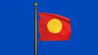 Merchant flag of the Chinese community in the Sulu Sultanate (blue screen)