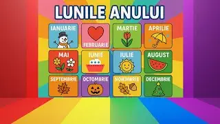 Lunile Anului cu KidyBell 🌞🌸🍂❄️ | C&acirc;ntec educativ pentru copii | &Icirc;nvățăm lunile prin joacă #kidybell