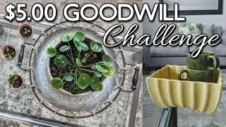 💲Five Dollar Goodwill Thrifted Home Decor Challenge Summer 2019