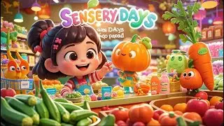 Sensorische Früchte & Gemüse Entdecken 🥒🥝🍒| Baby Sensory Spaß – Sensory Baby Days“