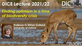 Finding optimism in a time of biodiversity crisis | Prof. Dame EJ Milner-Gulland | From the Archive