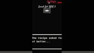 Undertale 📼3️⃣ Secret Lab Tape 3 #undertale #secretlab #asriel #chara #toriel #asgore #alphys